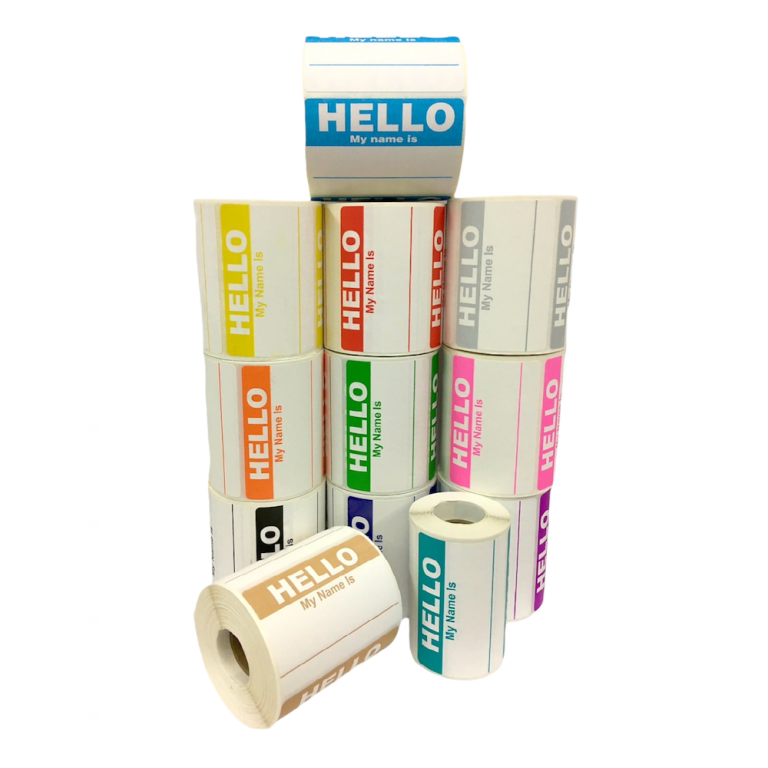 ‘Hello My Name Is’ Stickers Labels And More Inc.
