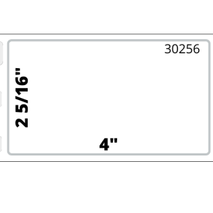 1 Roll of 300 Dymo Compatible 30256 Labels