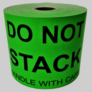 Do Not Stack Stickers<br> 4 inch x 6 inch<br> 250 Labels Per Roll
