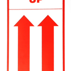 This End Up Stickers<br> 4 inch x 8 inch<br> 200 Labels Per Roll