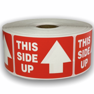 Arrow This Side Up<br> 2 inch x 3 inch<br> 500 Labels Per Roll