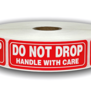 Do Not Drop Labels<br> 1 inch x 3 Inch<br> 300 Labels Per Roll