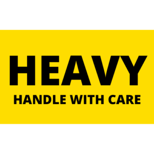 Heavy Handle with Care<br> 2 inch x 4 inch<br> 300 Labels Per Roll