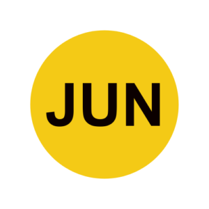 Months of the Year: June Stickers | 2-inch