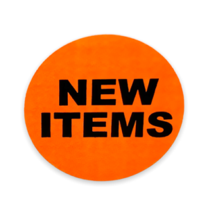 New Items Labels<br> 1.5 inch Round<br> 1,000 Labels Per Roll