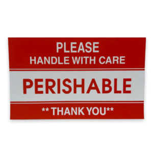 Perishable Stickers<br> 3 inch x 5 inch<br> 250 Labels Per Roll