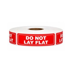 Do Not Lay Flat Labels<br> 1 inch x 3 inch<br> 300 Labels Per Roll