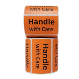 Shipping & Handling: Handle with Care - 2.5 x 1.5"