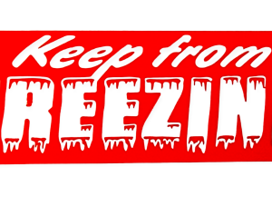 Keep From Freezing Labels<br> 3 inch x 5 inch<br> 300 Labels Per Roll