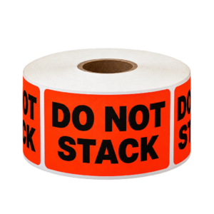 Do Not Stack<br> 2 inch x 3 inch<br> 500 Labels Per Roll