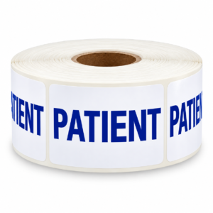 Patient Labels<br> 2 inch x 3 inch<br> 500 Labels Per Roll
